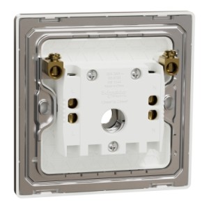 Schneider Electric Connection unit, Unica X, 25A, 250V, 1 gang, with flex outlet, dark bronze, NUX31TB_DB