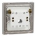 Schneider Electric Connection unit, Unica X, 25A, 250V, 1 gang, with flex outlet, dark grey, NUX31TB_DG