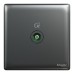 Schneider Electric TV socket, Unica X, 1 gang, 75Ohm, 5-860MHz, dark grey, NUX31TV_DG