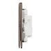 Schneider Electric Switch, Unica X, 1 way, 16AX, 250V, 1 gang, dark bronze, NUX31_1_DB