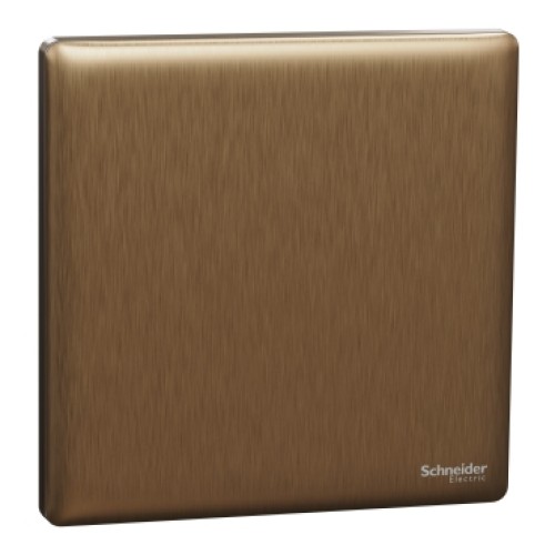 Schneider Electric Switch, Unica X, 1 way, 16AX, 250V, 1 gang, dark bronze, NUX31_1_DB