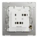 Schneider Electric Switch, Unica X, 1 way, 16AX, 250V, 1 gang, jet black, NUX31_1_JB