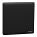 Schneider Electric Switch, Unica X, 1 way, 16AX, 250V, 1 gang, jet black, NUX31_1_JB