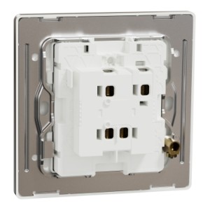 Schneider Electric Switch, Unica X, 2 way, 16AX, 250V, 1 gang, antique brass, NUX31_2_AB