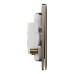 Schneider Electric Switch, Unica X, 2 way, 16AX, 250V, 1 gang, dark bronze, NUX31_2_DB