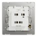 Schneider Electric Switch, Unica X, 2 way, 16AX, 250V, 1 gang, dark grey, NUX31_2_DG