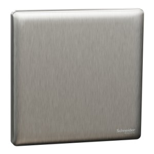Schneider Electric Switch, Unica X, 2 way, 16AX, 250V, 1 gang, stainless steel, NUX31_2_SS