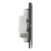 Schneider Electric Bell press switch, Unica X, 10A, 250V, 1 gang, dark grey NUX31_BP_DG