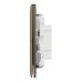 Schneider Electric Intermediate switch, Unica X, 16AX, 250V, 1 gang, antique brass NUX31_IM_AB