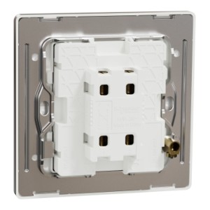 Schneider Electric Intermediate switch, Unica X, 16AX, 250V, 1 gang, dark bronze, NUX31_IM_DB