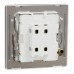 Schneider Electric Intermediate switch, Unica X, 16AX, 250V, 1 gang, dark grey, NUX31_IM_DG