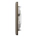Schneider Electric Central plate, Unica, for RJ45, 2 gangs, with shutter, antique brass, NUX32RJ_AB