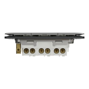 Schneider Electric Switch, Unica X, 1 way, 16AX, 250V, 3 gangs, dark grey, NUX33_1_DG