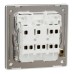 Schneider Electric Switch, Unica X, 2 way, 16AX, 250V, 3 gangs, jet black, NUX33_2_JB