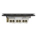 Schneider Electric Switch, Unica X, 2 way, 16AX, 250V, 3 gangs, jet black, NUX33_2_JB