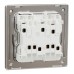 Schneider Electric Switch, Unica X, 1 way, 16AX, 250V, 4 gangs, Anique Brass, NUX34_1_AB