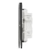 Schneider Electric Switch, Unica X, 1 way, 16AX, 250V, 4 gangs, Dark Grey, NUX34_1_DG