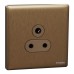 Schneider Electric Socket outlet, Unica X, 5A, 250V, 3 pin, dark bronze, NUX426_5_DB