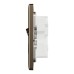 Schneider Electric Cooker control unit, Unica X, 45A, 250V, 1 gang, 2 pole, antique bronze, NUXT15D45N_AB