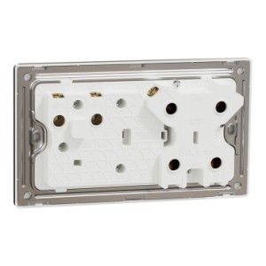 Schneider Electric  Cooker control unit, Unica X, 45A, 250V, 1 gang, 2 pole, dark bronze, NUXT15D45N_DB