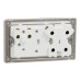 Schneider Electric  Cooker control unit, Unica X, 45A, 250V, 1 gang, 2 pole, dark bronze, NUXT15D45N_DB