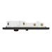 Schneider Electric Cooker control unit, Unica X, 45A, 250V, 1 gang, 2 pole, jet black, NUXT15D45N_JB