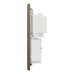 Schneider Electric Shaver socket, Unica X, 115/230V, vertical, dark bronze, NUXT727V_DB