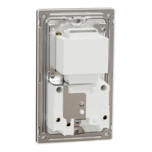 Schneider Electric Shaver socket, Unica X, 115/230V, vertical, dark bronze, NUXT727V_DB