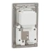 Schneider Electric Shaver socket, Unica X, 115/230V, vertical, dark bronze, NUXT727V_DB
