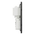 Schneider Electric Shaver socket, Unica X, 115/230V, vertical, dark grey, NUXT727V_DG