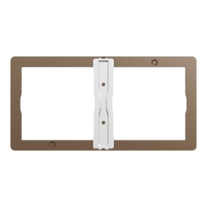 Schneider Electric Cover frame, Unica X, 2 gangs, matt, dark bronze, NUX_21_DB