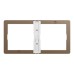 Schneider Electric Cover frame, Unica X, 2 gangs, matt, dark bronze, NUX_21_DB