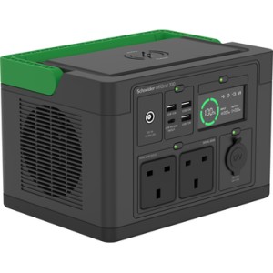 Schneider OffGrid Portable Power Station 330, 230V, 332Wh Lithium-ion, LCD, PPS330-UK