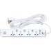 Rexton 4 Way Extension Socket 4way With USB RES45/U- 5 Metre Cable Rexton 4 Way Extension Socket 4way With USB RES45/U- 5 Metre Cable