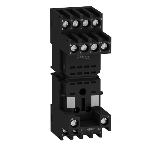 Schneider Electric Harmony socket for RXM2 RXM4 relays screw connectors mixed contact RXZE2M114M