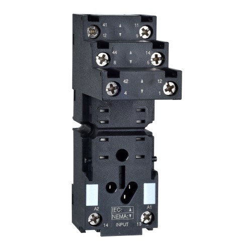 Schneider Electric Harmony Socket for RXM2 relays screw connectors separate contact RXZE2S108M