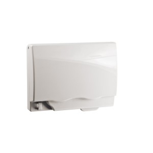 Schneider Electric Full-Time Weatherproof Twin Gang Socket Cover White IP55 ET223R_WE