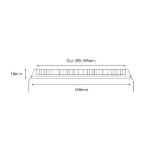 Scolmore OVIA RDL SLIM LED PANEL 12W AC 220-240V 4000K, 1080LM, RA:80,ALU+PS, SMD 2835 SDAL1001-12W4K