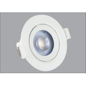 Scolmore OVIA SPOTLIGHT 7W AC 220-240V 6500K 560LM Ra80, Phi 90*40, PBT, IP20, Adjustable SDDL1105-7W6.5K75