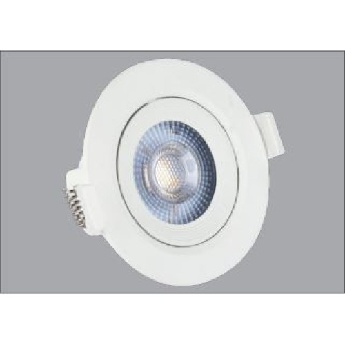 Scolmore OVIA SPOTLIGHT 7W AC 220-240V 6500K 560LM Ra80, Phi 90*40, PBT, IP20, Adjustable SDDL1105-7W6.5K75