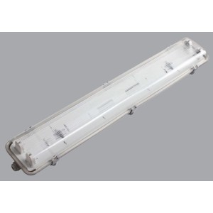 Scolmore OVIA LED WaterProof Fitting Light 2X9W AC185-265V IP65 3600LM 6500K, PF>0.5,  Ra:80(656X115X90mm) - WITH TUBE SDFF302-2*9 