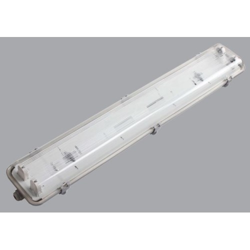 Scolmore OVIA LED WaterProof Fitting Light 2X9W AC185-265V IP65 3600LM 6500K, PF>0.5,  Ra:80(656X115X90mm) - WITH TUBE SDFF302-2*9 