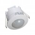 Scolmore OVIA Recessed 360 Degree Low Profile Flush PIR - White  PIR IP20 Sensor OVPIR008WH