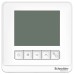 Schneider Thermostat, Spacelogic, fan coil on/off, standalone, LCD 5 Button, 2P, 3 fan, 240V, white TC903-3A2L