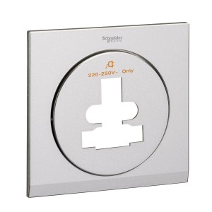 Schneider ULTI truglobal socket cover plate, pearl white UC426/16IS-XPW