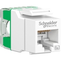 Schneider Actassi S-110 Connector RJ45 Keystone Unshielded Cat6A White ...