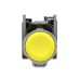 Schneider Electric Harmony XB4 Push button metal flush yellow 22mm spring return unmarked 1NO XB4BA51