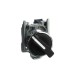 Schneider Electric Harmony XB4 selector switch metal black 22mm 2 positions stay put 1NO XB4BD21
