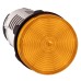 Schneider Monolithic pilot light, Harmony XB7, plastic, orange, 22mm, integral LED, 230…240V AC XB7EV08MP