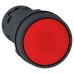Schneider Monolithic push button, plastic,red, Ø22, spring return, unmarked, 1 NC XB7NA42